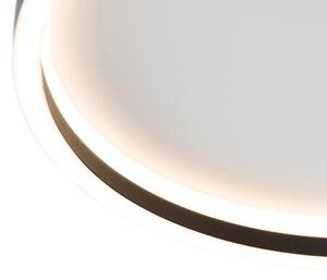 Dizajnové stropné svietidlo čierne vrátane LED - Daniela