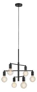 Markslöjd 108717 - Luster na lanku CIELO 6xE27/40W/230V čierna