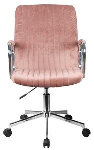 Ak furniture Čalúnené kancelárske kreslo FD-24 ružové