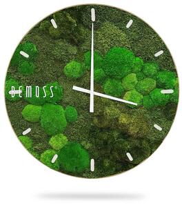 Machové hodiny BOLMOSS Minerva s ciferníkom - Priemer 40 cm