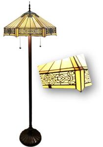 Stojaca vitráž Tiffany lampa AFRIKA