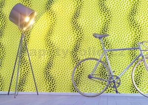 Vliesové tapety, 3D plástu hnedo-oranžové, Harmony in Motion by Mac Stopa 327095, A.S. Création, rozmer 10,05 m x 0,53 m
