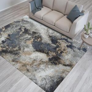 Dizajnový koberec s abstraktným vzorom Béžová