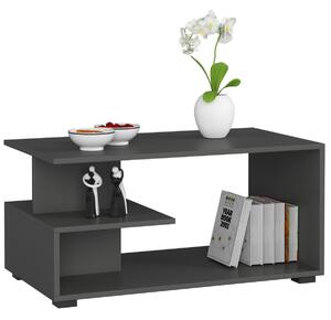 Ak furniture Konferenčný stolík Pin grafitovo šedý
