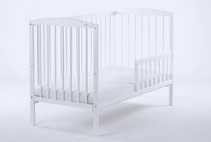 Detská postieľka CLASICO DELUXE | biela 60 x 120 cm