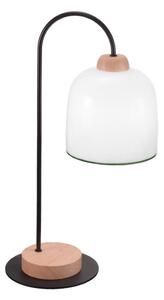 Kolarz A1352.71.G - Stolná lampa NONNA 1xE27/60W/230V dub/biela/zelená