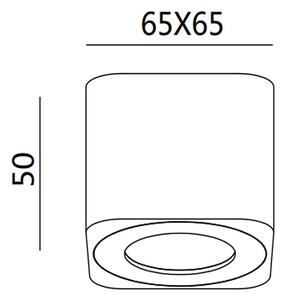 Fabas 3429-71-102 - LED bodové svietidlo PALMI LED/6W/230V
