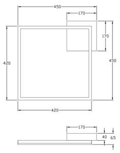 Fabas Luce 3394-61-282 - LED Stmievateľné svietidlo BARD 39W/230V 3000K antracit