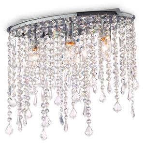 Ideal Lux - Krištáľové stropné svietidlo RAIN 3xE14/40W/230V lesklý chróm