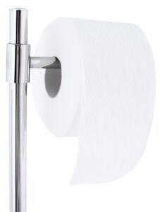 Erga Sisu, držiak na toaletný papier so zásobníkom a WC kefou 3v1, chrómová, ERG-YKA-P.SISU-CHR