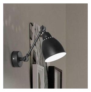 Ideal Lux - Nástenné svietidlo NEWTON 1xE27/42W/230V čierne