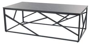 Konferenčný stolík ISCODO 5 sivý mramor/čierna
