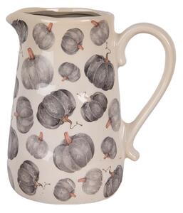 Keramický džbán s tekvicami Country Style Pumpkin L - 21*15*23 cm - Clayre & Eef