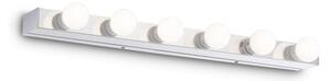 Ideal Lux - Nástenné svietidlo PRIVE 6xE14/40W/230V lesklý chróm