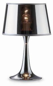 Ideal Lux - Stolná lampa LONDON 1xE27/60W/230V lesklý chróm
