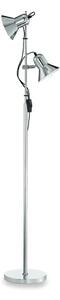 Ideal Lux - Stojacia lampa POLLY 2xE27/60W/230V lesklý chróm