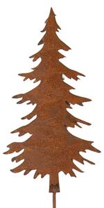 Rustikálny hrdzavý zápich stromček Christmas Tree Rust L - 11*1*52 cm - Clayre & Eef
