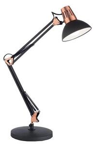 Ideal Lux - Stolná lampa WALLY 1xE27/42W/230V čierna/medená