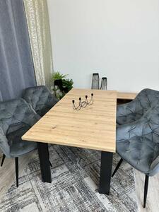 Rozkladací jedálenský stôl NUKA H | dub artisan