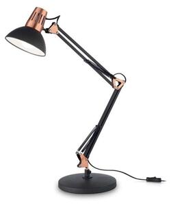 Ideal Lux - Stolná lampa WALLY 1xE27/42W/230V čierna/medená