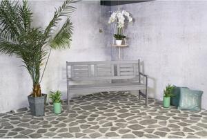Hector Záhradná lavička Boulogne 155 cm sivá