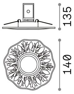 Ideal Lux - Zapustené stropné svietidlo POLKA 1xGU10/50W/230V bronz