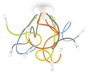 Ideal Lux - Luster na tyči MULTIFLEX 8xE14/28W/230V