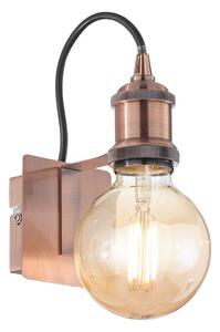 Ideal Lux - Nástenná lampa FRIDA 1xE27/60W/230V meď