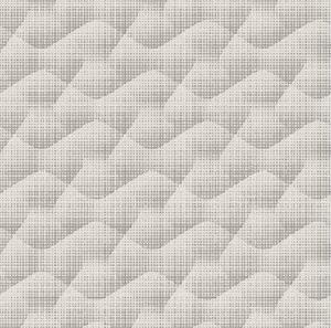 Vliesové tapety na stenu Allure 304006, rozmer 10,05 m x 0,53 m, vlnovky sivé s trblietkami, Impol Trade