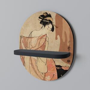 Žena, Mačka A Dodatočné Hnedé Ovalné Koberce "Regal" Černej Farby