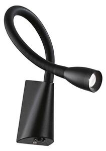 Ideal Lux - LED Flexibilná lampička GOOSE LED/3W/230V CRI 90 čierna