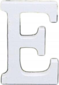 Drevené písmeno "E", 16 cm, 1 ks