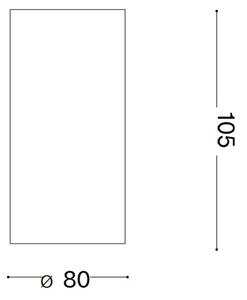 Ideal Lux - LED Bodové svietidlo NITRO LED/10W/230V pr. 8 cm CRI 90 čierna