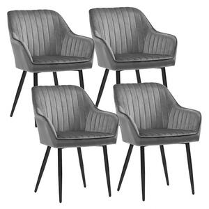 Set štyroch jedálenských stoličiek LDC087G03-4 (4 ks)