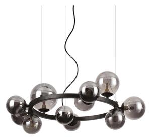 Ideal Lux - LED luster na lankách PERLAGE 11xG9/3W/230V pr. 73 cm čierna/dymová