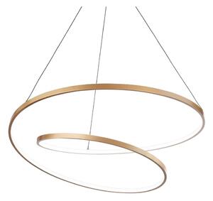 Ideal Lux - LED Luster na lanku OZ LED/52W/230V pr. 80 cm CRI 90 zlatá