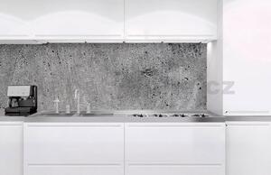 Samolepiace tapety za kuchynskú linku, rozmer 180 cm x 60 cm, betón sivý, DIMEX KI-180-064