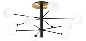 Ideal Lux - LED Luster na tyči COSMOPOLITAN 10xG9/3W/230V pr. 124 cm čierna