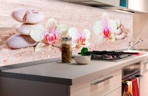 Samolepiace tapety za kuchynskú linku, rozmer 180 cm x 60 cm, ZEN kvetiny, DIMEX KI-180-057