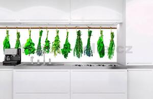 Samolepiace tapety za kuchynskú linku, rozmer 180 cm x 60 cm, bylinky, DIMEX KI-180-007