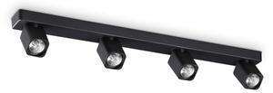 Ideal Lux - LED Bodové svietidlo RUDY 4xGU10/7W/230V čierna