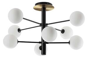 Ideal Lux - LED Luster na tyči COSMOPOLITAN 8xG9/3W/230V pr. 64 cm čierna