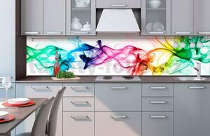 Samolepiace tapety za kuchynskú linku, rozmer 260 cm x 60 cm, dym farebný, DIMEX KI-260-073