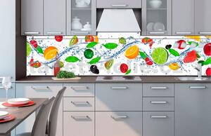 Samolepiace tapety za kuchynskú linku, rozmer 260 cm x 60 cm, ovocie, DIMEX KI-260-001