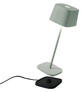 Zafferano Ofelia stolová lampa batérie IP65 zelená