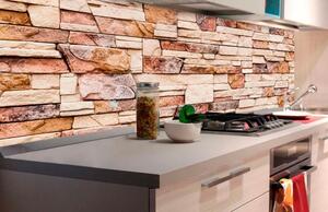 Samolepiace tapety za kuchynskú linku, rozmer 180 cm x 60 cm, kamenná stena, DIMEX KI-180-088