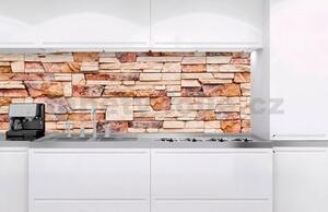 Samolepiace tapety za kuchynskú linku, rozmer 180 cm x 60 cm, kamenná stena, DIMEX KI-180-088