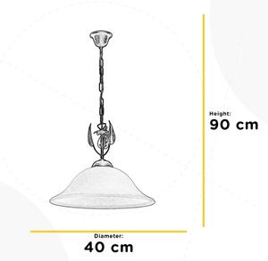 ONLI - Luster na reťazi MIRA 1xE27/22W/230V pr. 40 cm
