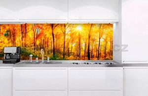 Samolepiace tapety za kuchynskú linku, rozmer 180 cm x 60 cm, slnečný les, DIMEX KI-180-084