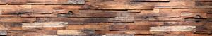 Samolepiace tapety za kuchynskú linku, rozmer 350 cm x 60 cm, drevená stena, DIMEX KI-350-063